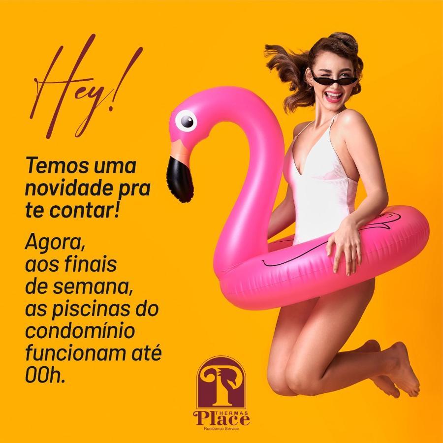 Flat Temporada Perto Singapura Shopping Com 7 Piscinas, Bar Molhado, Restaurante - A 3 Min Centro De Caldas Novas! Caldas Novas